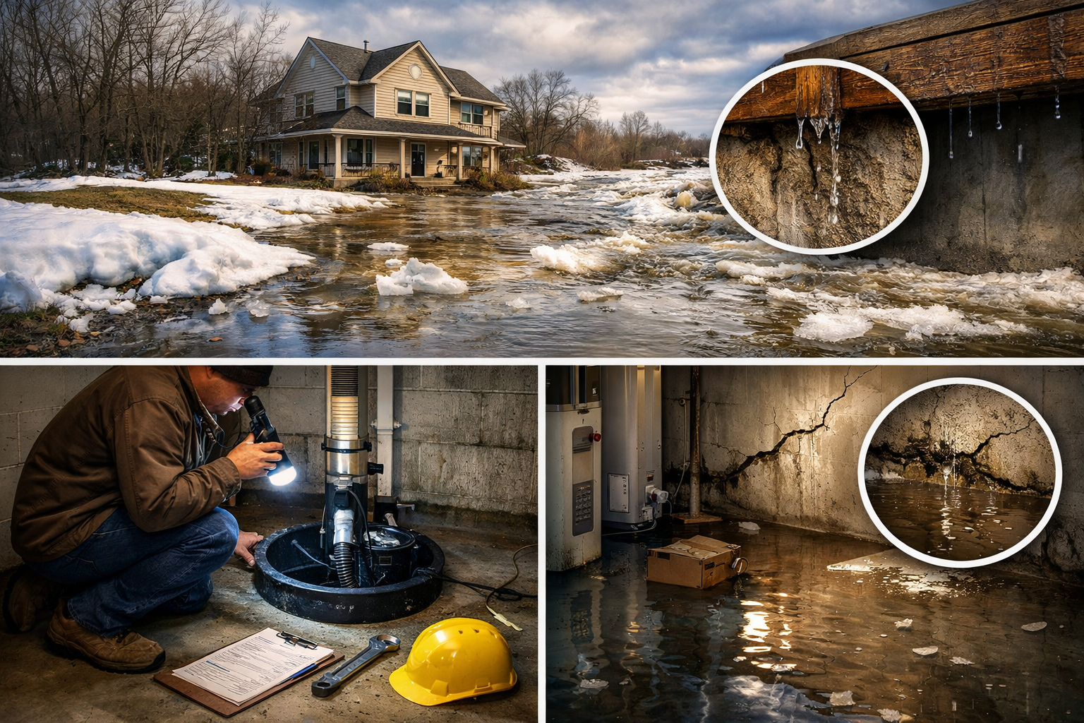 Preparing Your Michigan Basement for Spring Thaw