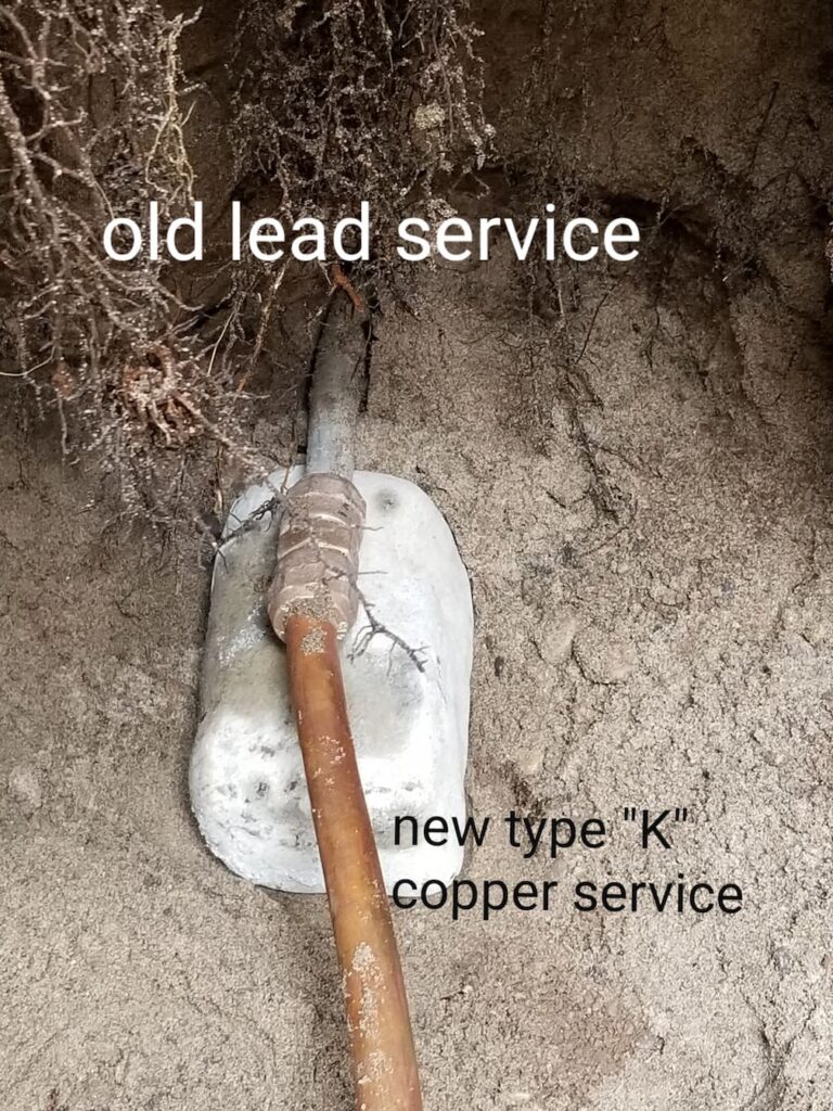 Old Lead vs. New Type K Copper
