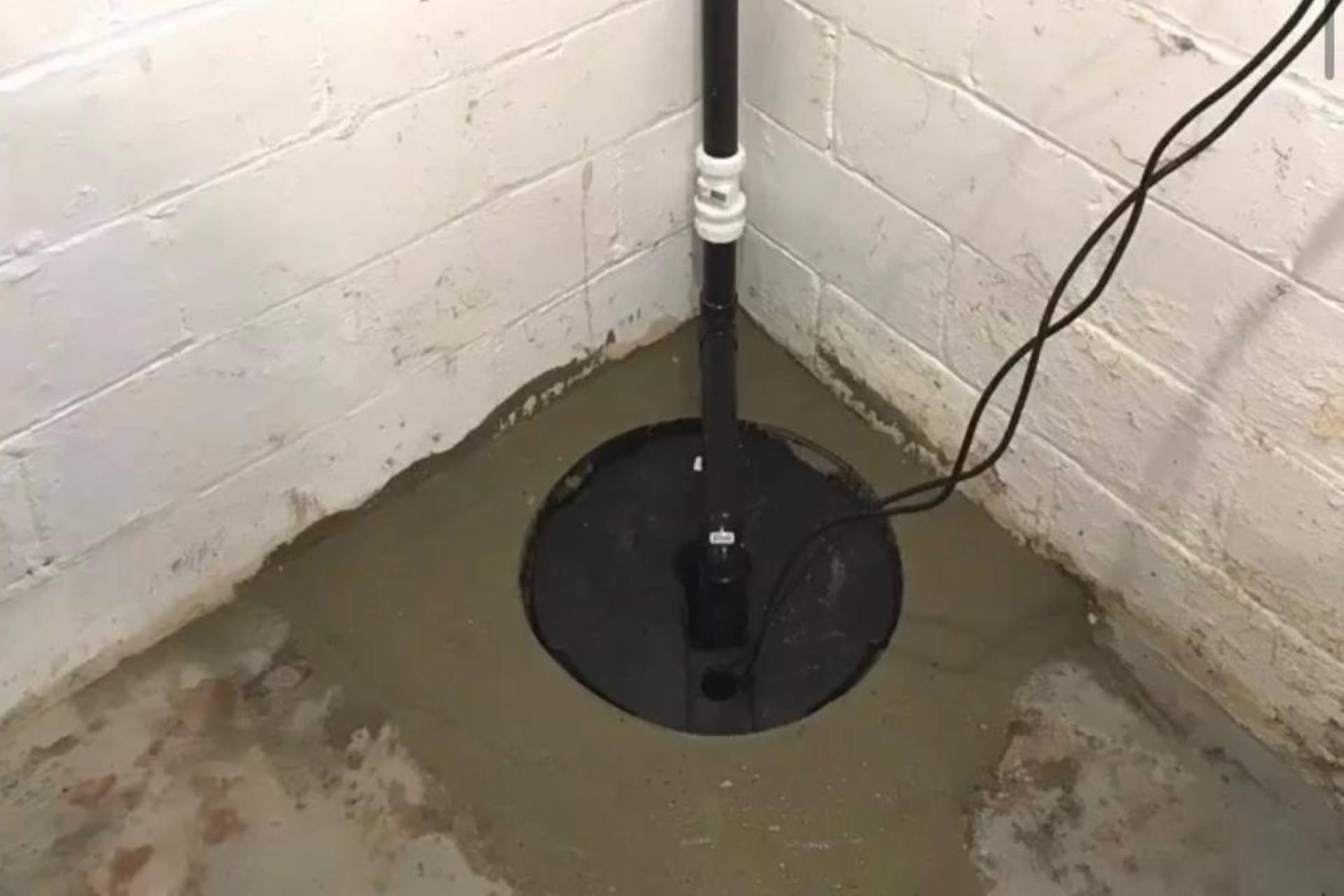 Sump pump installation