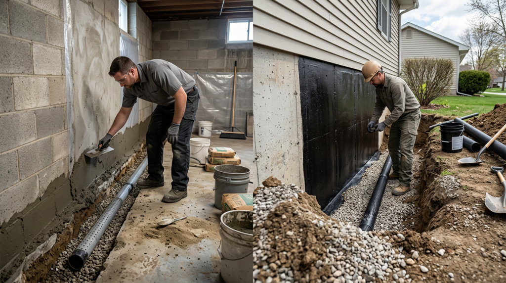 Interior vs. Exterior Waterproofing: Which Is Right for Your Michigan Home?